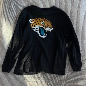NFL Black Jacksonville Jaguars Graphic Long Sleeve Tee